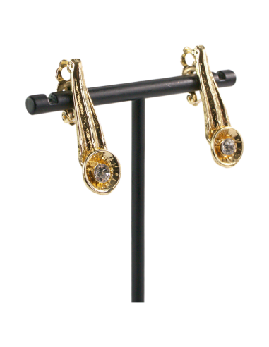 Klipsy do Uszu  ZŁOTE MACZUGI ŁEZKI  Lolita...