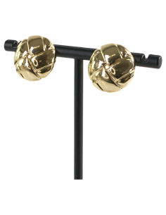 Klipsy do Uszu  ZŁOTE GUZIKI VINTAGE LATA 80-TE Lolita... 2