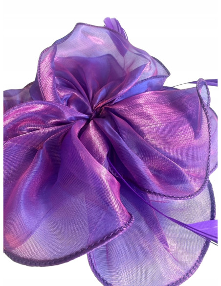 KWIAT Z MATERIAŁU na GŁOWĘ BROSZKA PRZYPINKA FASCYNATOR Lolita Accessories