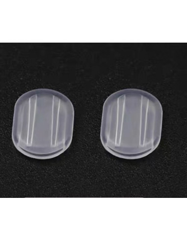 Klipsy do Uszu  AŻUROWE ROMBY BEŻOWY Lolita...