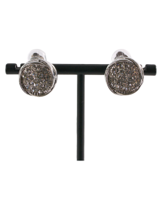 Klipsy do Uszu  A'LA GUZIKI Z CYRKONIAMI Lolita Akcesoria