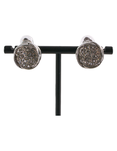 Klipsy do Uszu  A'LA GUZIKI Z CYRKONIAMI Lolita...