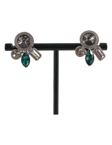 Klipsy do Uszu ASYMETRYCZNE ZIELONY Lolita...