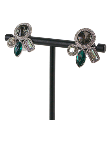 Klipsy do Uszu ASYMETRYCZNE ZIELONY Lolita...