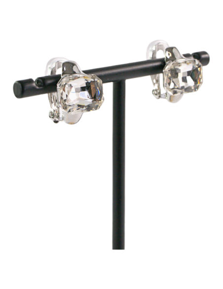 Klipsy do Uszu MINIMALISTYCZNE "BRYLANTY" CRYSTAL Lolita Akcesoria