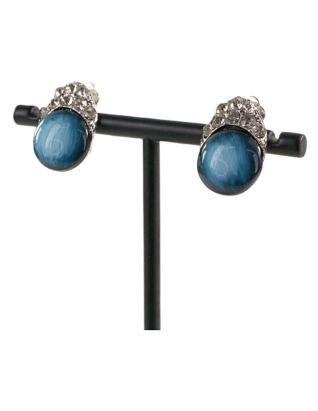 Klipsy do Uszu NIEBIESKIE ŁEZKI Lolita Akcesoria