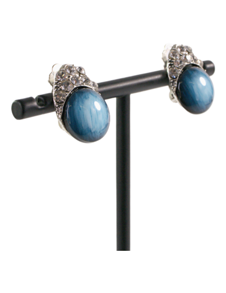 Klipsy do Uszu NIEBIESKIE ŁEZKI Lolita Akcesoria