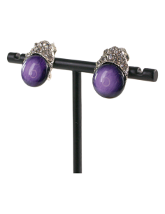 Klipsy do Uszu FIOLETOWE ŁEZKI Lolita Akcesoria 2