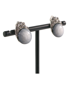 Klipsy do Uszu BIAŁE  ŁEZKI Lolita Akcesoria 2