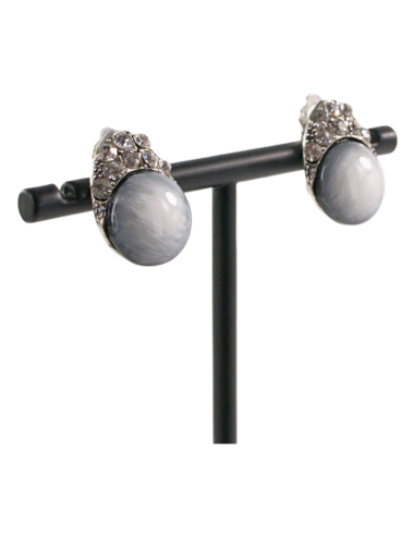 Klipsy do Uszu BIAŁE  ŁEZKI Lolita Akcesoria