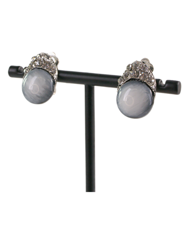 Klipsy do Uszu BIAŁE  ŁEZKI Lolita Akcesoria