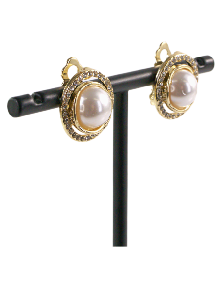 Klipsy do Uszu PERŁOWE WIANKI   Lolita Akcesoria