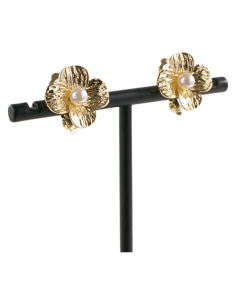 Klipsy do Uszu ZŁOTE KONICZYNKI Z PEREŁĄ KONICZYNA Z... 2