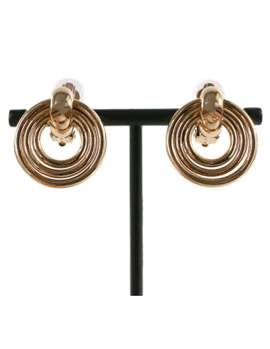 Klipsy do Uszu ZŁOTE KOŁA  Lolita Akcesoria