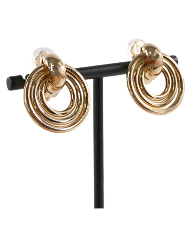 Klipsy do Uszu ZŁOTE KOŁA  Lolita Akcesoria