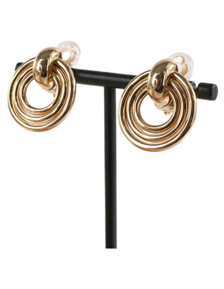 Klipsy do Uszu ZŁOTE KOŁA  Lolita Akcesoria