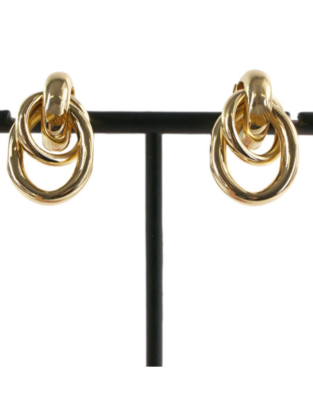 Klipsy do Uszu ZŁOTE KOŁA  Lolita Akcesoria