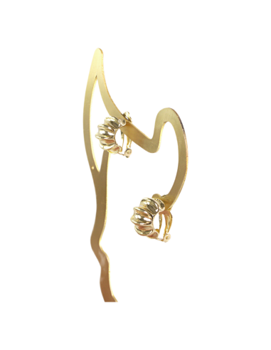 Klipsy do Uszu ZŁOTE KOŁA  Lolita Akcesoria