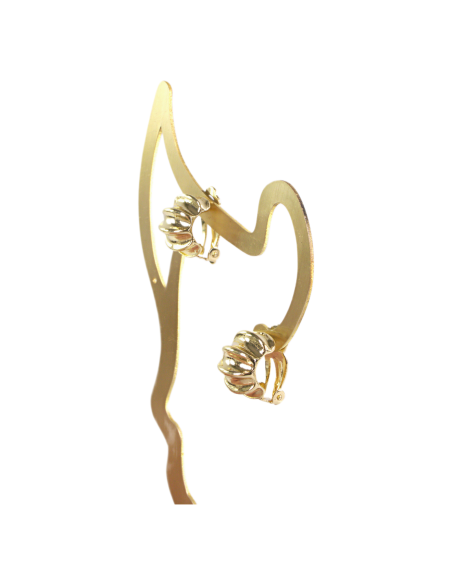 Klipsy do Uszu ZŁOTE KOŁA  Lolita Akcesoria