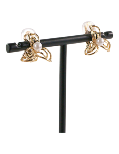 KLIPSY DO USZU ZŁOTE KWIATKI KWIATEK Z PERŁĄ LOLITA... 2