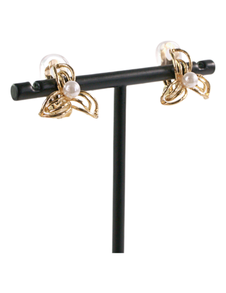 KLIPSY DO USZU RÓZOWE TRÓJKĄTY LOLITA AKCESORIA