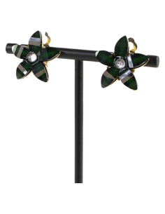 KLIPSY DO USZU CZARNE KWIATKI CZARNY KWIATEK  LOLITA... 2