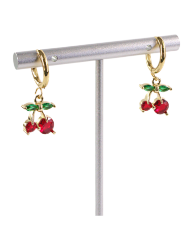 Kolczyki ZE STALI STAL CHIRURGICZNA WISIENKI...