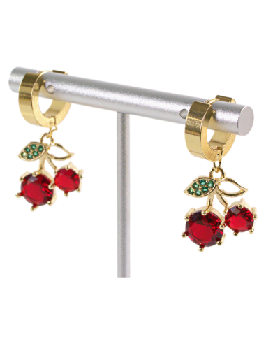 Kolczyki ZE STALI STAL CHIRURGICZNA WISIENKI...