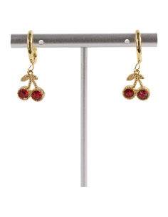 Kolczyki ZE STALI STAL CHIRURGICZNA WISIENKI WIŚNIE...