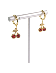 Kolczyki ZE STALI STAL CHIRURGICZNA WISIENKI WIŚNIE... 2