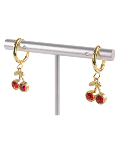 Kolczyki ZE STALI STAL CHIRURGICZNA WISIENKI...