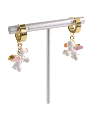 Kolczyki ZE STALI STAL CHIRURGICZNA KONIE KONIK...