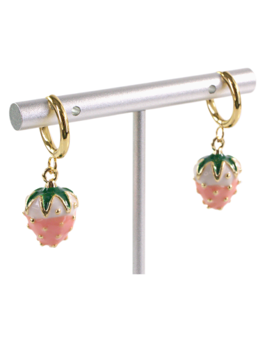 Kolczyki ZE STALI STAL CHIRURGICZNA TRUSKAWKI...