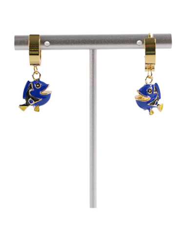 Kolczyki ZE STALI STAL CHIRURGICZNA rybka DORII...