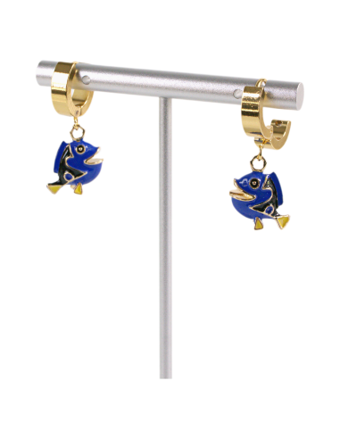 Kolczyki ZE STALI STAL CHIRURGICZNA rybka DORII...
