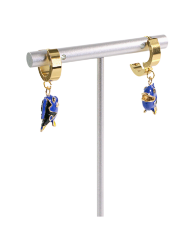 Kolczyki ZE STALI STAL CHIRURGICZNA rybka DORII...