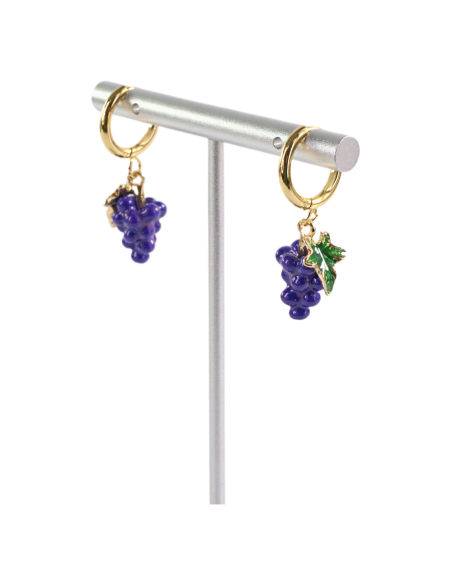 Kolczyki ZE STALI STAL CHIRURGICZNA WINOGRONA     LOLITA AKCESORIA