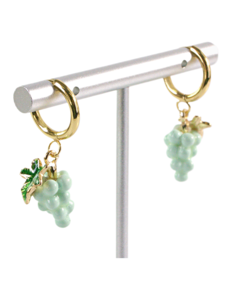 Kolczyki ZE STALI STAL CHIRURGICZNA WINOGRONA     LOLITA AKCESORIA