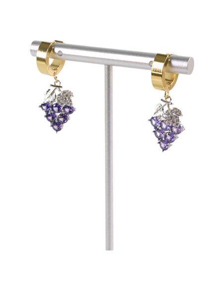 Kolczyki ZE STALI STAL CHIRURGICZNA WINOGRONA     LOLITA AKCESORIA