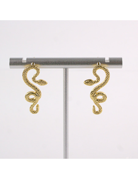 Kolczyki ZE STALI STAL CHIRURGICZNA WĄŻ WĘŻE  LOLITA AKCESORIA