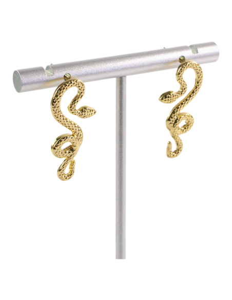 Kolczyki ZE STALI STAL CHIRURGICZNA WĄŻ WĘŻE  LOLITA AKCESORIA