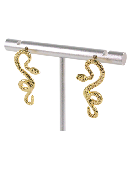 Kolczyki ZE STALI STAL CHIRURGICZNA WĄŻ WĘŻE  LOLITA AKCESORIA