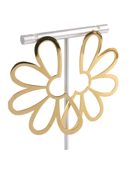 Kolczyki ZE STALI STAL CHIRURGICZNA MAXI XL KWIATY  LOLITA AKCESORIA