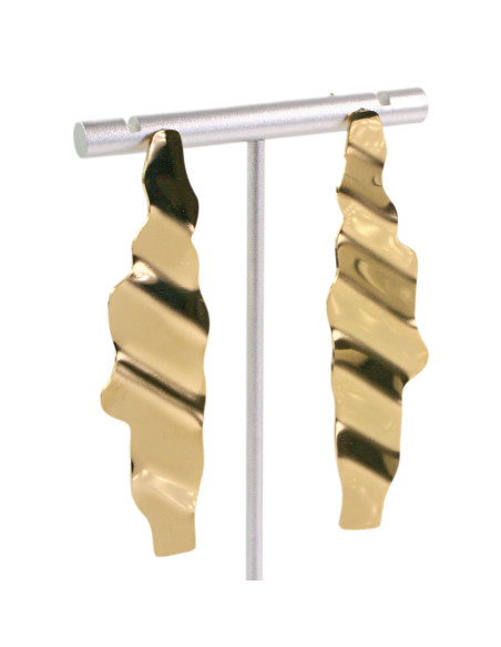 Kolczyki ASYMETRYCZNE MAXI ZE STALI STAL CHIRURGICZNA  LOLITA AKCESORIA