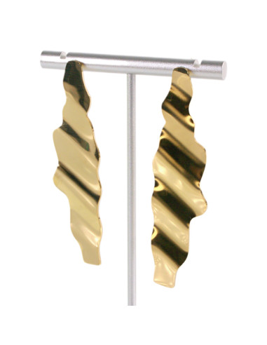 Kolczyki ASYMETRYCZNE MAXI ZE STALI STAL...