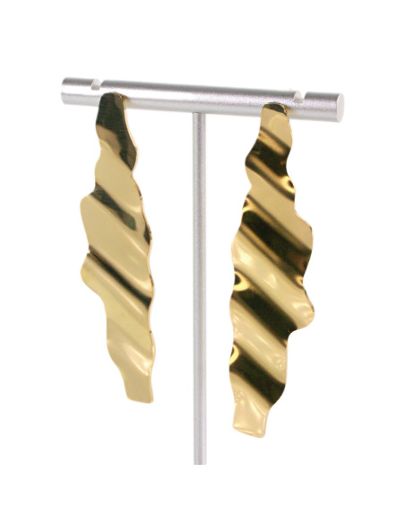 Kolczyki ASYMETRYCZNE MAXI ZE STALI STAL CHIRURGICZNA  LOLITA AKCESORIA