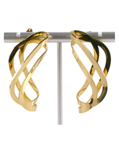 Kolczyki ASYMETRYCZNE MAXI ZE STALI STAL CHIRURGICZNA...