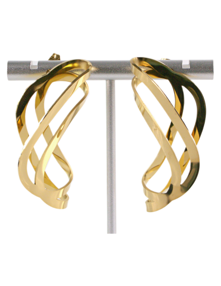 Kolczyki ASYMETRYCZNE MAXI ZE STALI STAL CHIRURGICZNA  LOLITA AKCESORIA