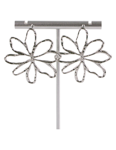 Kolczyki KWIATY XL SREBRNE STAL CHIRURGICZNA  LOLITA...