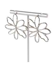 Kolczyki KWIATY XL SREBRNE STAL CHIRURGICZNA  LOLITA... 2